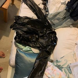 Leather jacket small slim light